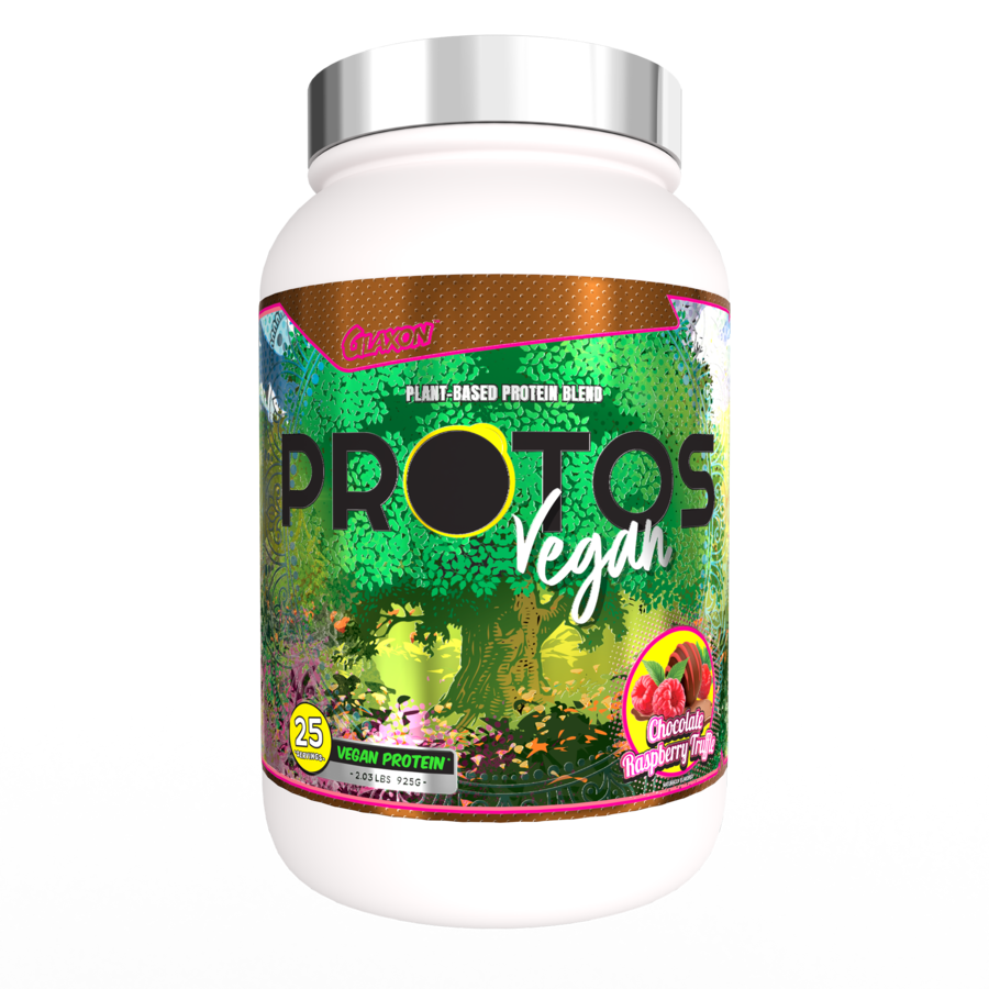 GLAXON PROTOS- PLANT-BASED VEGAN PROTEIN BLEND (CHOCOLATE RASPBERRY TRUFFLE)-The Supplement Haven
