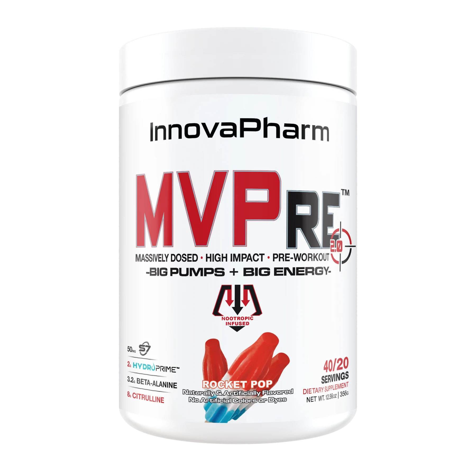 Innovapharm - Pre-Workout + Intra Workout Stack (Caffeinated)-The Supplement Haven