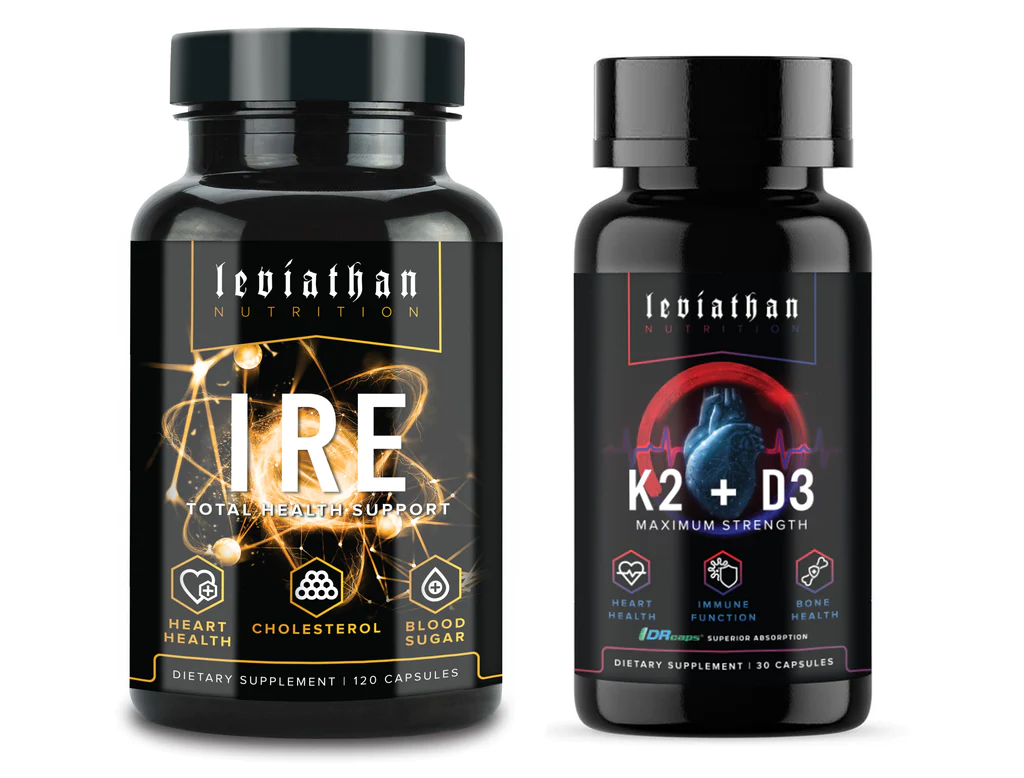 LEVIATHAN NUTRITION HEART HEALTH STACK (IRE & K2+D3)-The Supplement Haven