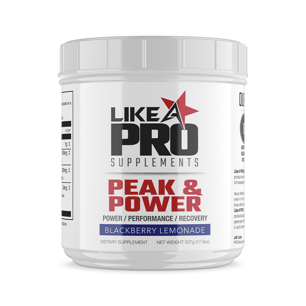 Like A Pro Supplements Peak & Power (Pre/Post Workout Muscle Builder)