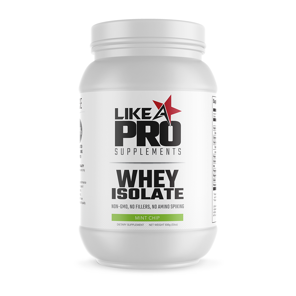 Like A Pro Supplements 100% Whey Protein Isolate (Mint Chip) (CLEARANCE!!!! BEST BEFORE DATE : 31/08/2023)-The Supplement Haven