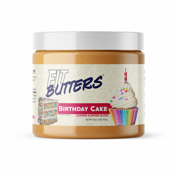 FitButters Birthday Cake Cashew Almond Butter-The Supplement Haven