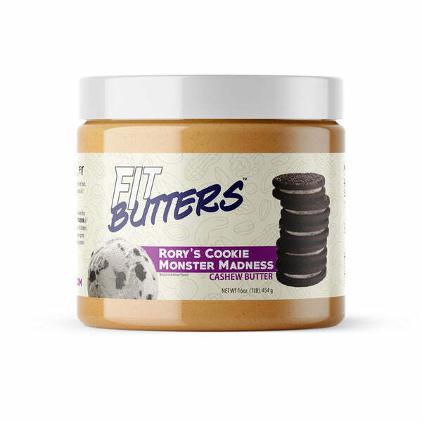 FitButters Rory's Cookie Monster Madness (Cookies & Cream Cashew Butter)-The Supplement Haven