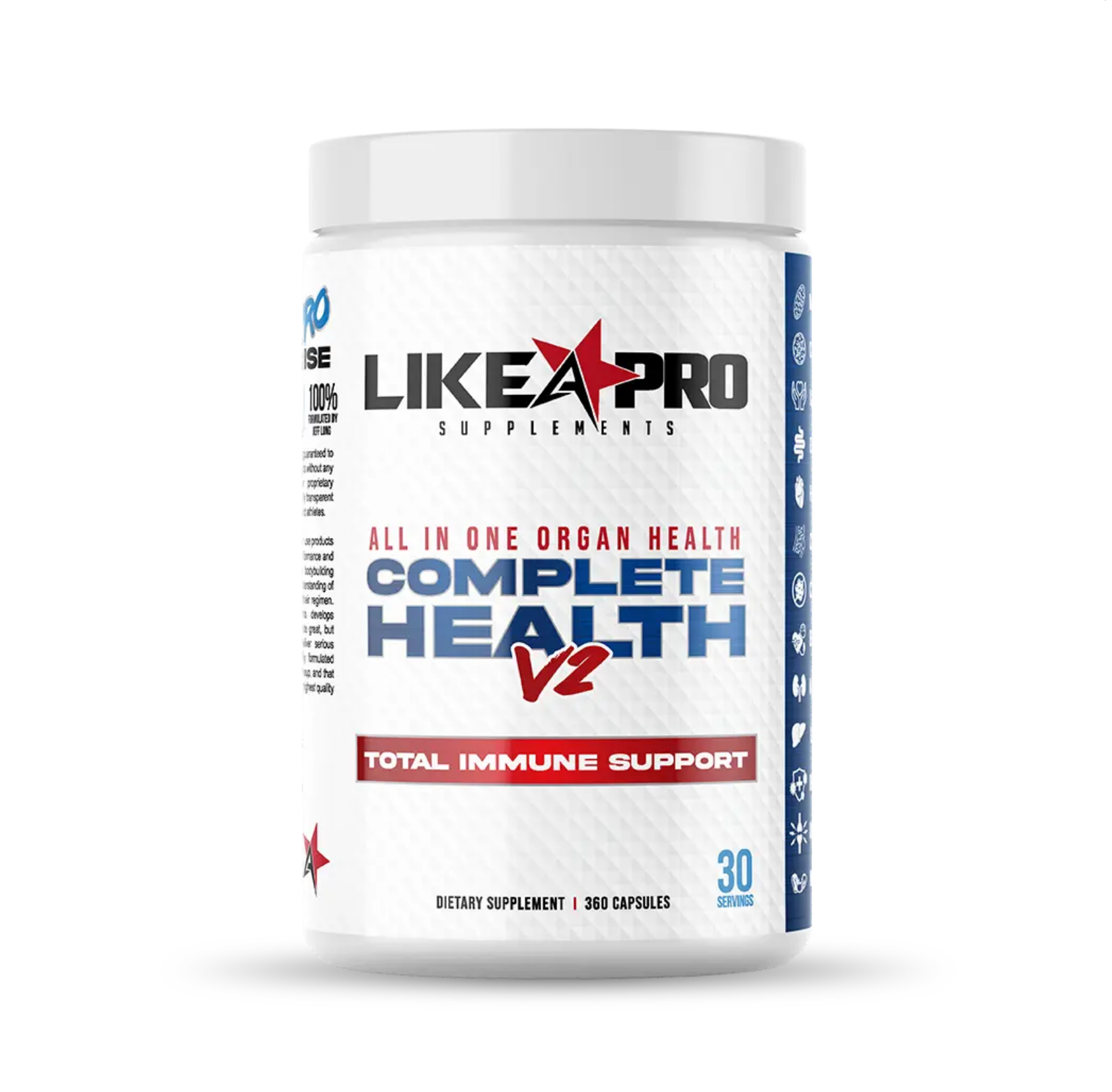 Like A Pro Supplements Complete Organ/Immune Health 2.0-The Supplement Haven