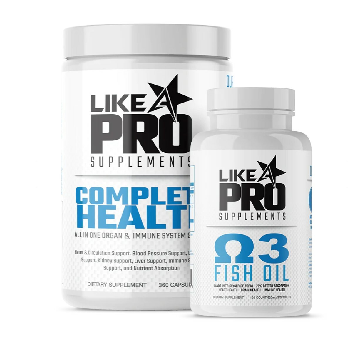 Like A Pro Supplements Complete Health Stack-The Supplement Haven