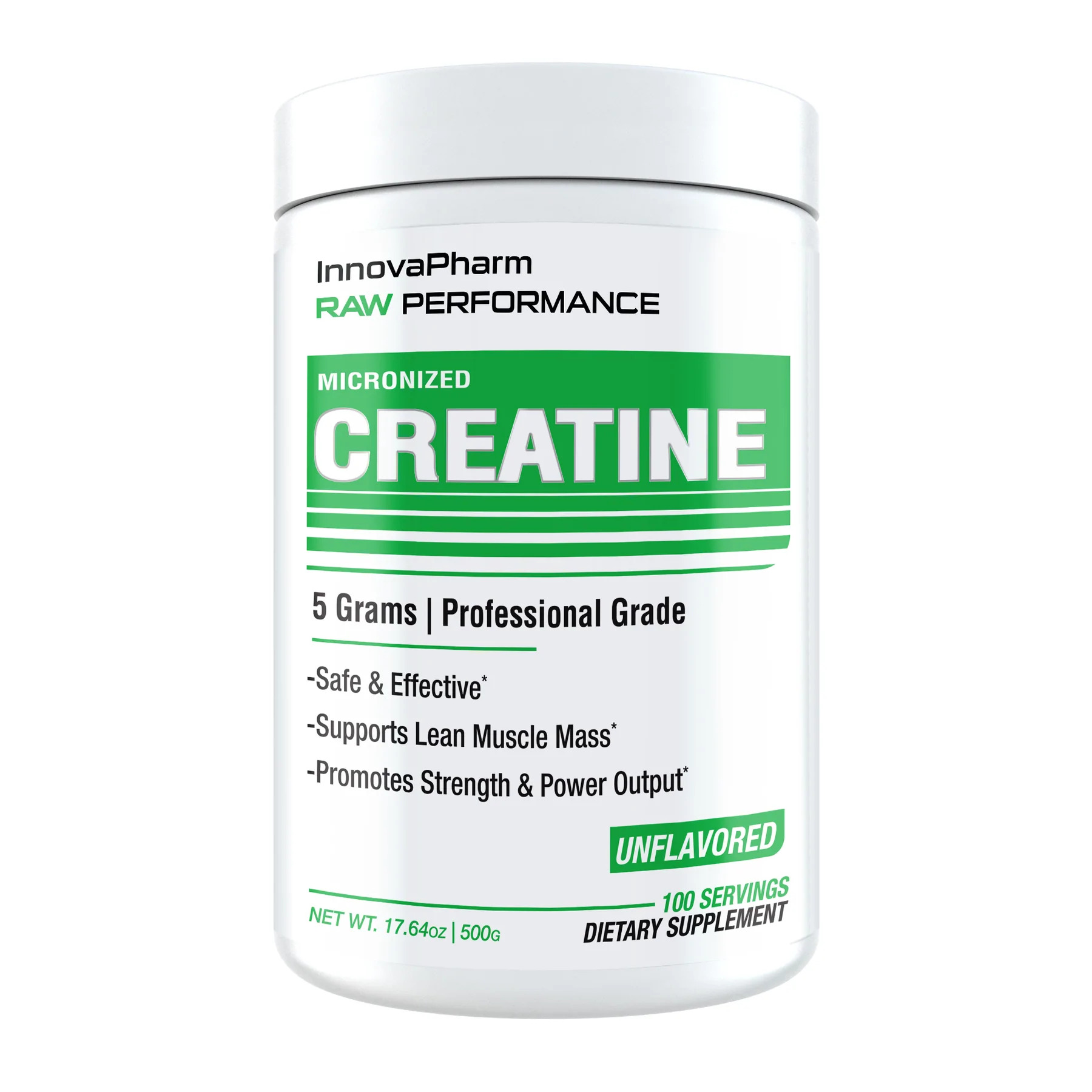 InnovaPharm Raw Performance Creatine (100 servings)-The Supplement Haven