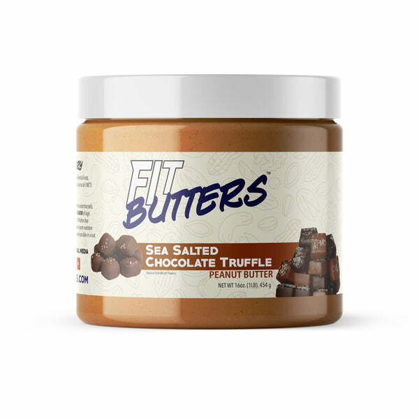FitButters Sea Salted Chocolate Truffle Peanut Butter-The Supplement Haven