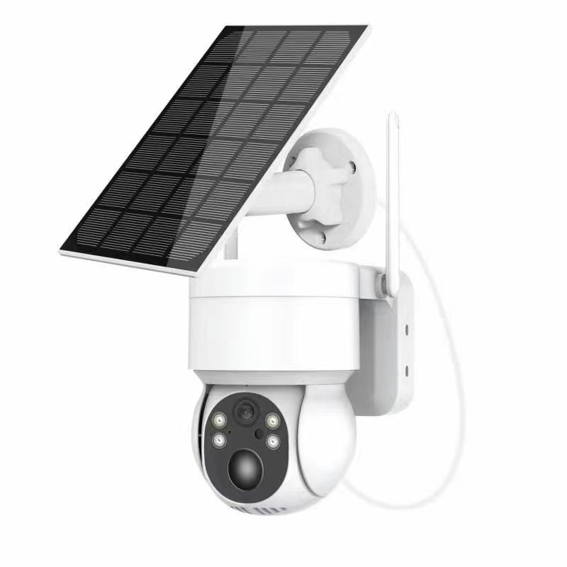 Caméra sans fil CCTV 4G Simcard PTZ à énergie solaire