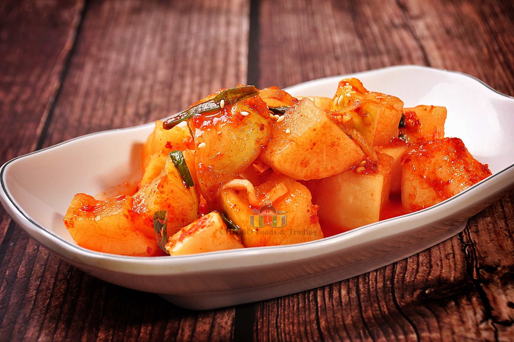 Cube Radish Kimchi 깍두기 (Muslim friendly)