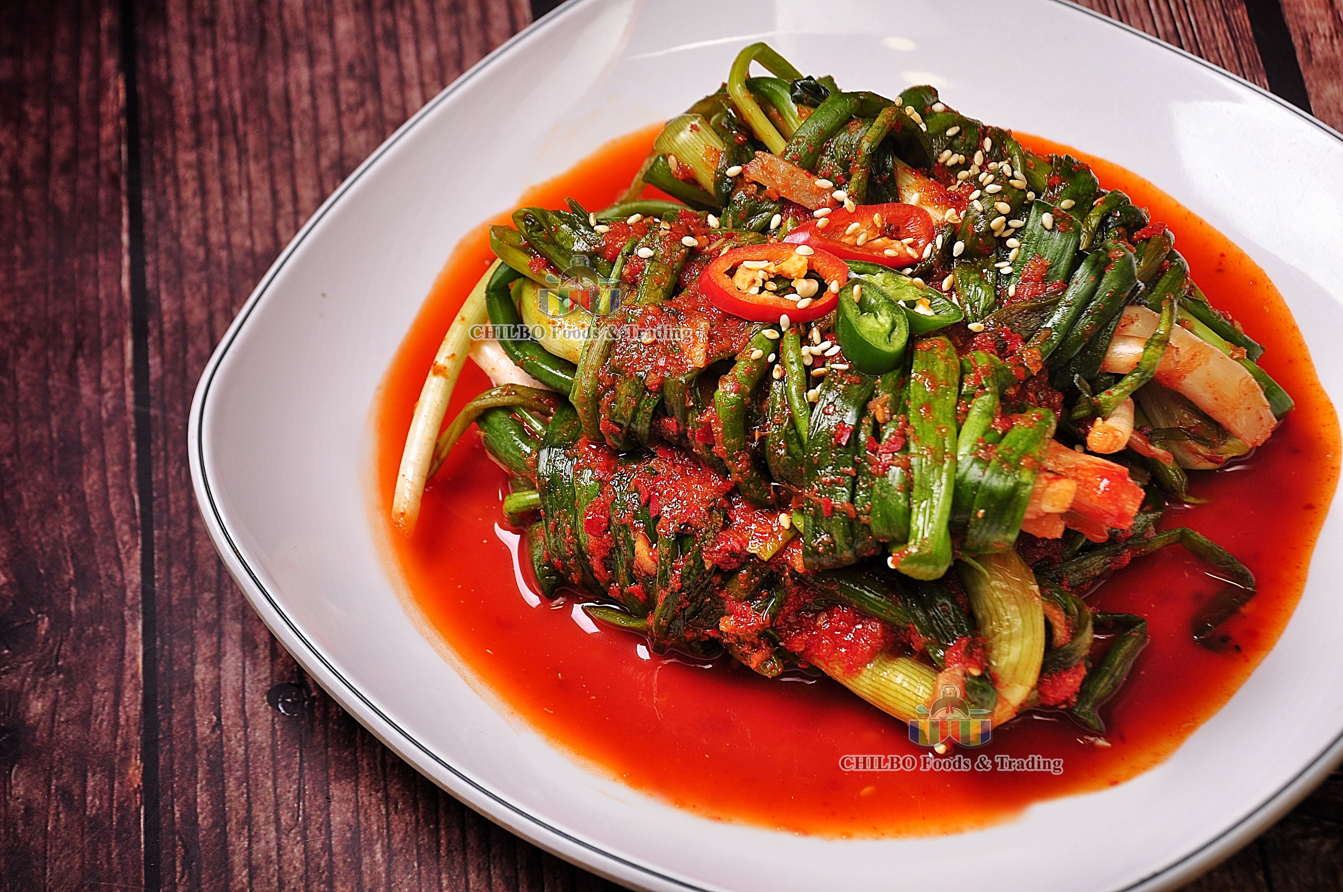 Spring Onion Kimchi 파김치 (Muslim friendly)