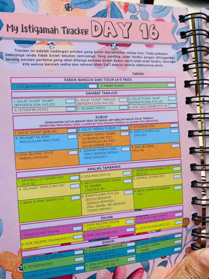 STAY ISTIQAMAH PLANNER