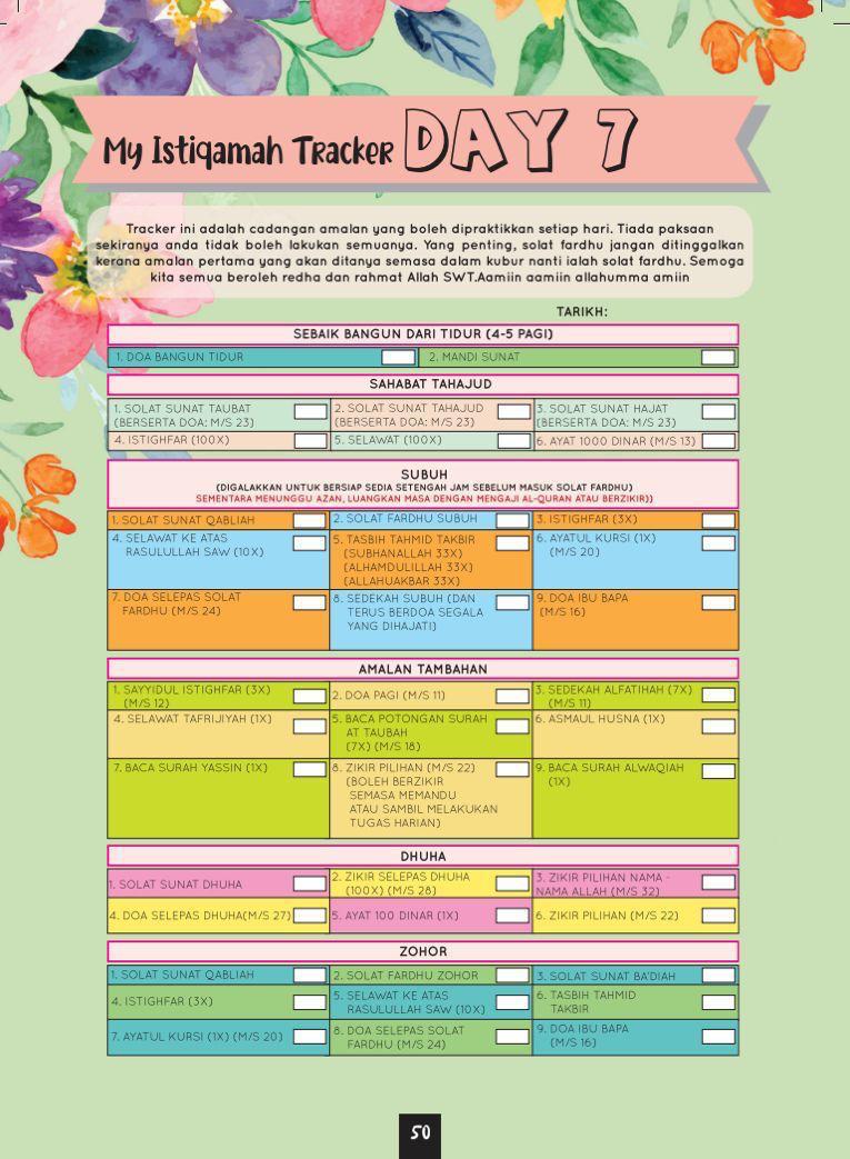 STAY ISTIQAMAH PLANNER