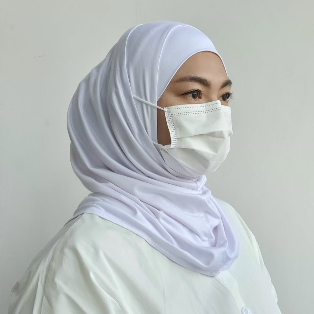 hijab with ear slits