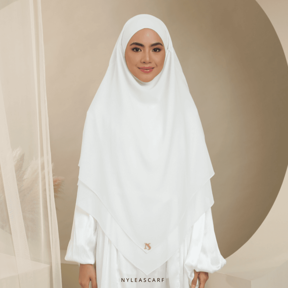 Labuh Khimar | White - Full Instant