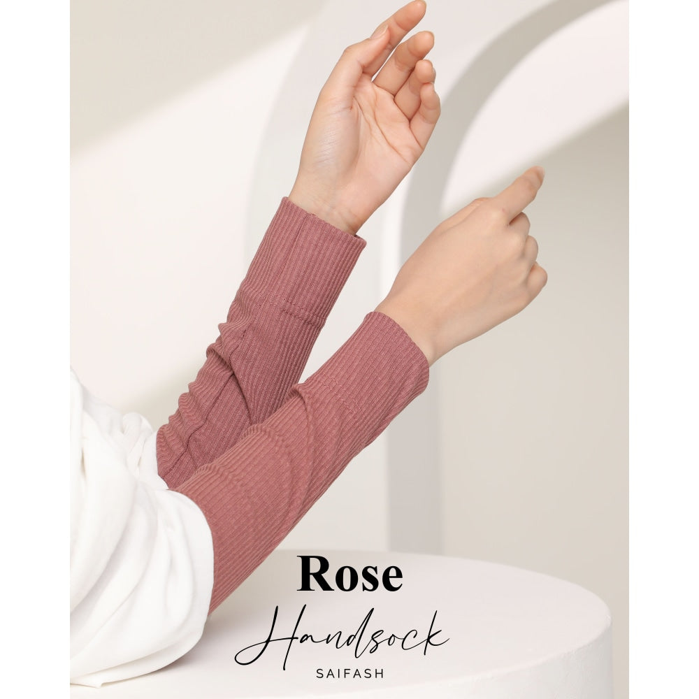 Ribbed Handsock | Rose - Handsock