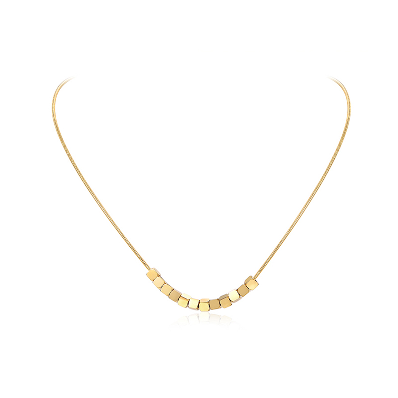 鈦鋼方塊項錬       -FANYIACC