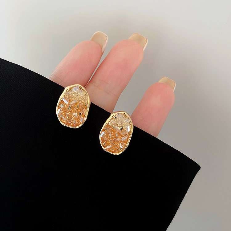 水晶氣質時尚耳環-FANYIACC