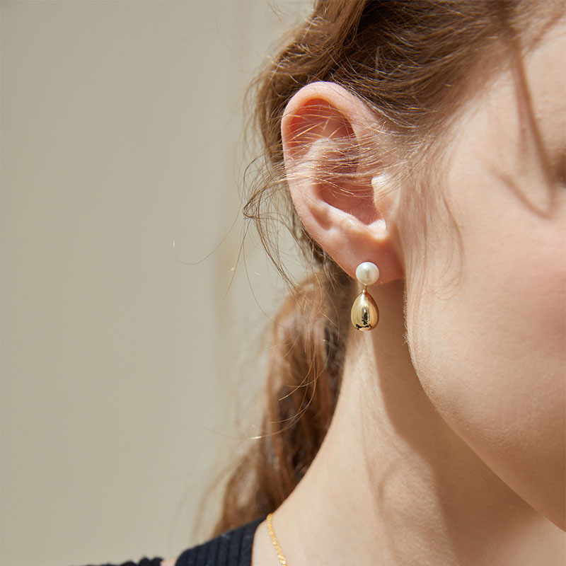 純銀淡水珍珠耳環-FANYIACC