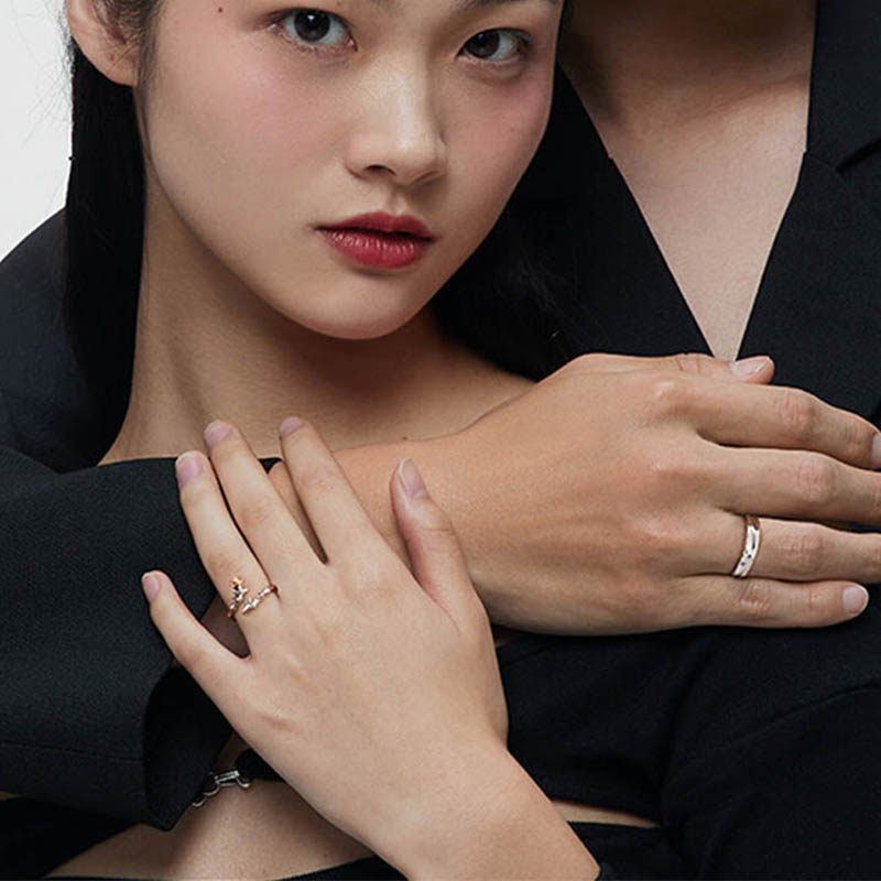 戀愛1+1 | 小王子與玫瑰情侶戒指-FANYIACC