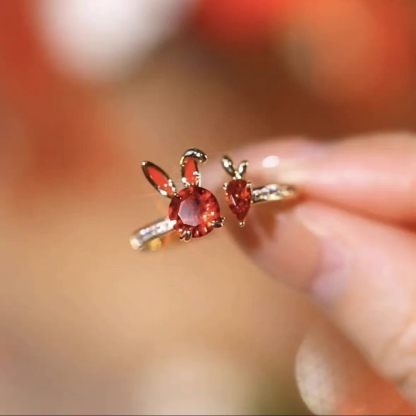 金色萌兔戒指  (Ring)   -FANYIACC