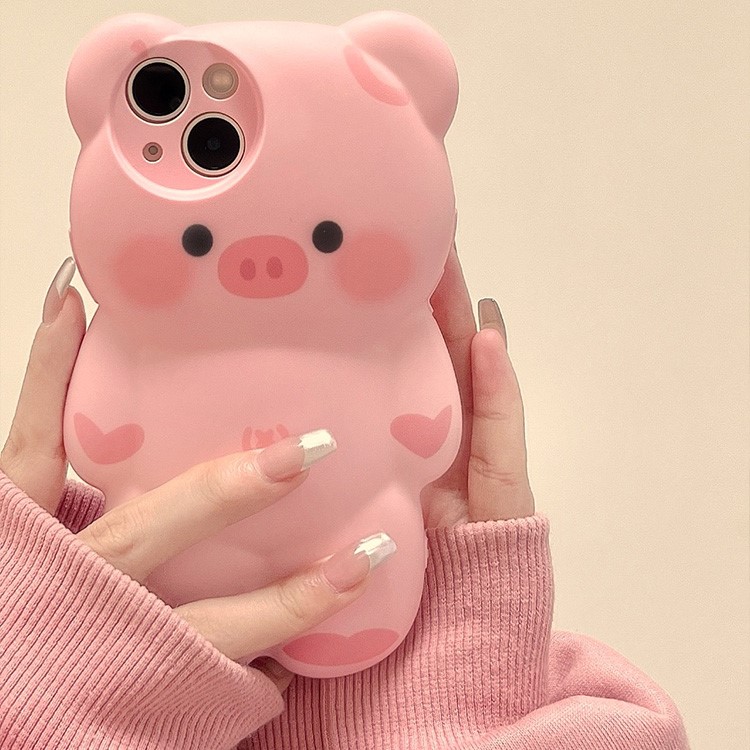 ins韓風卡通可愛小豬手機保護殼-FANYIACC