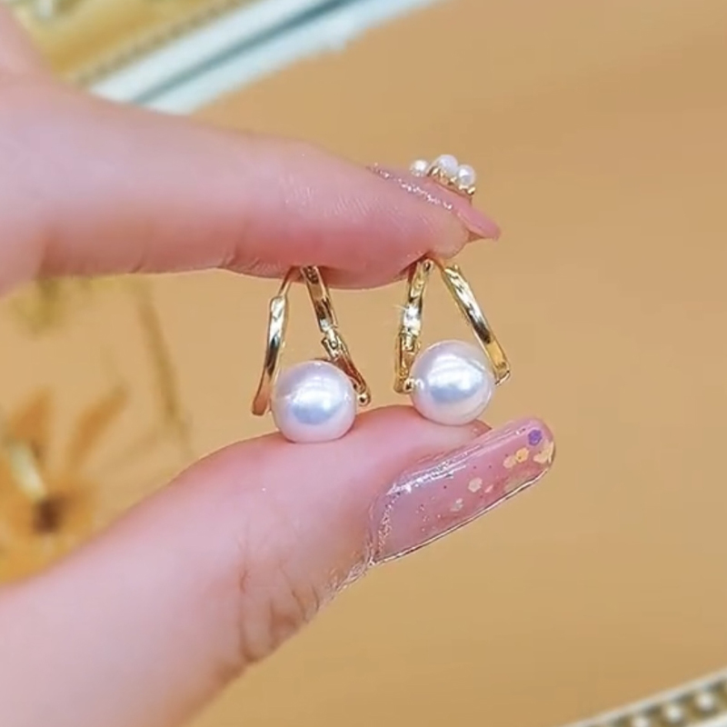 韓版氣質珍珠耳環