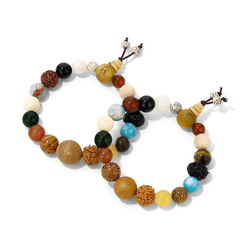 十八籽菩提手串轉運多寶佛手錬18籽-FANYIACC