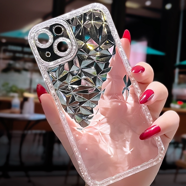 鑽石紋閃鑽手機保護殼iphone