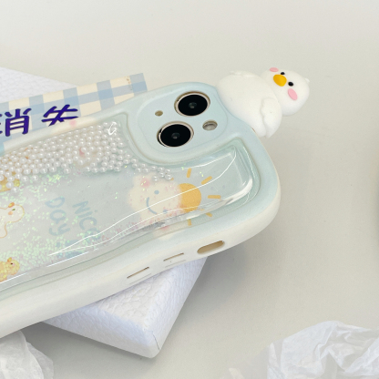 波浪邊框流沙iphone保護殼