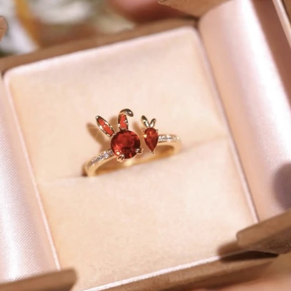 金色萌兔戒指  (Ring)   -FANYIACC