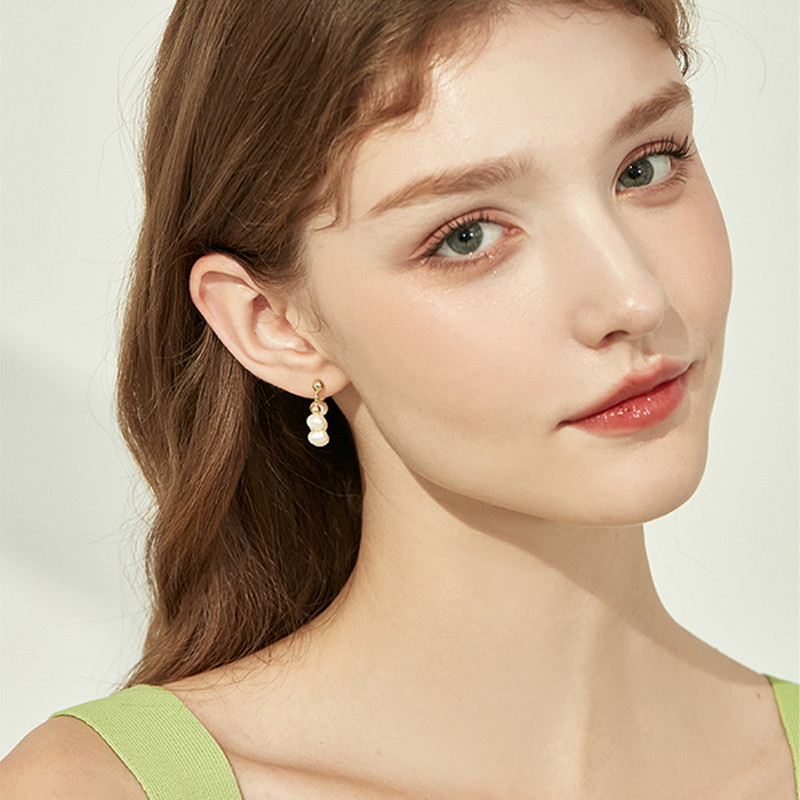 珍珠耳環串珠耳飾-FANYIACC