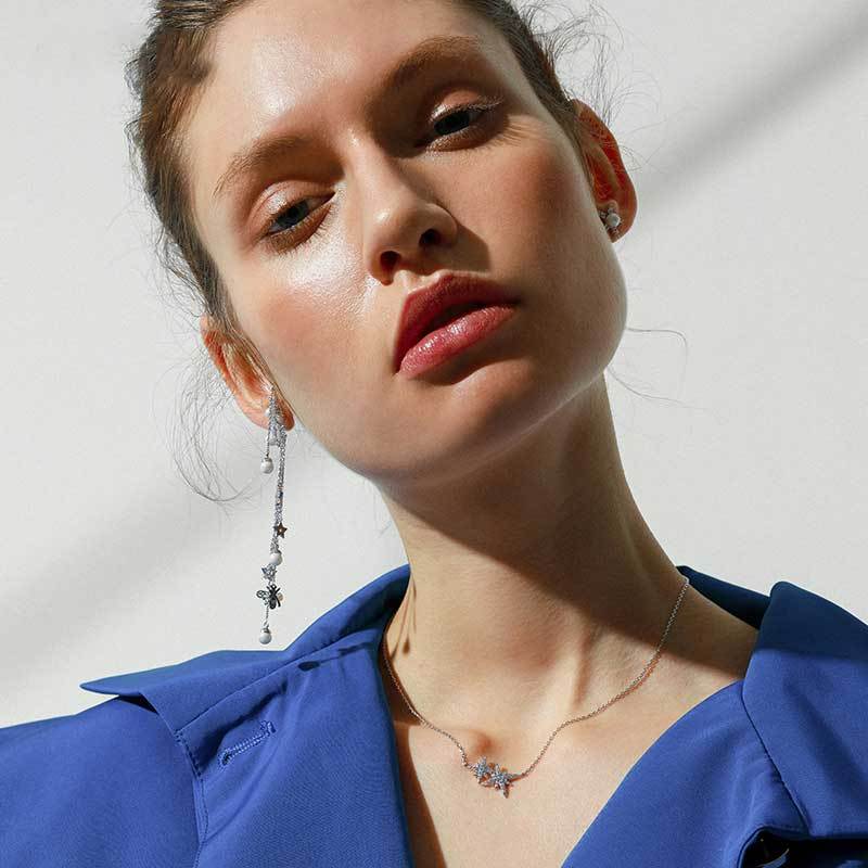 簡約八芒星鎖骨錬  -FANYIACC