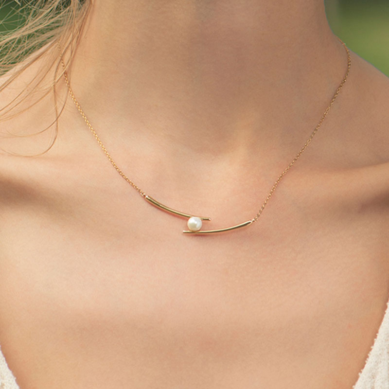 珍珠設計感項錬-FANYIACC