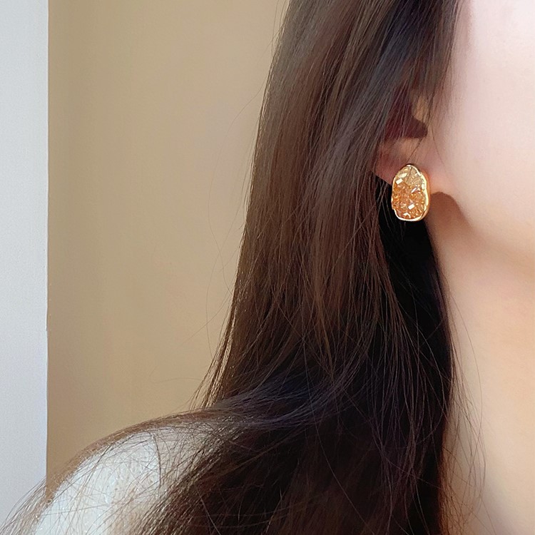 水晶氣質時尚耳環-FANYIACC