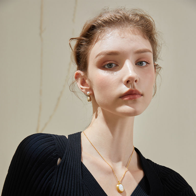 純銀淡水珍珠耳環-FANYIACC