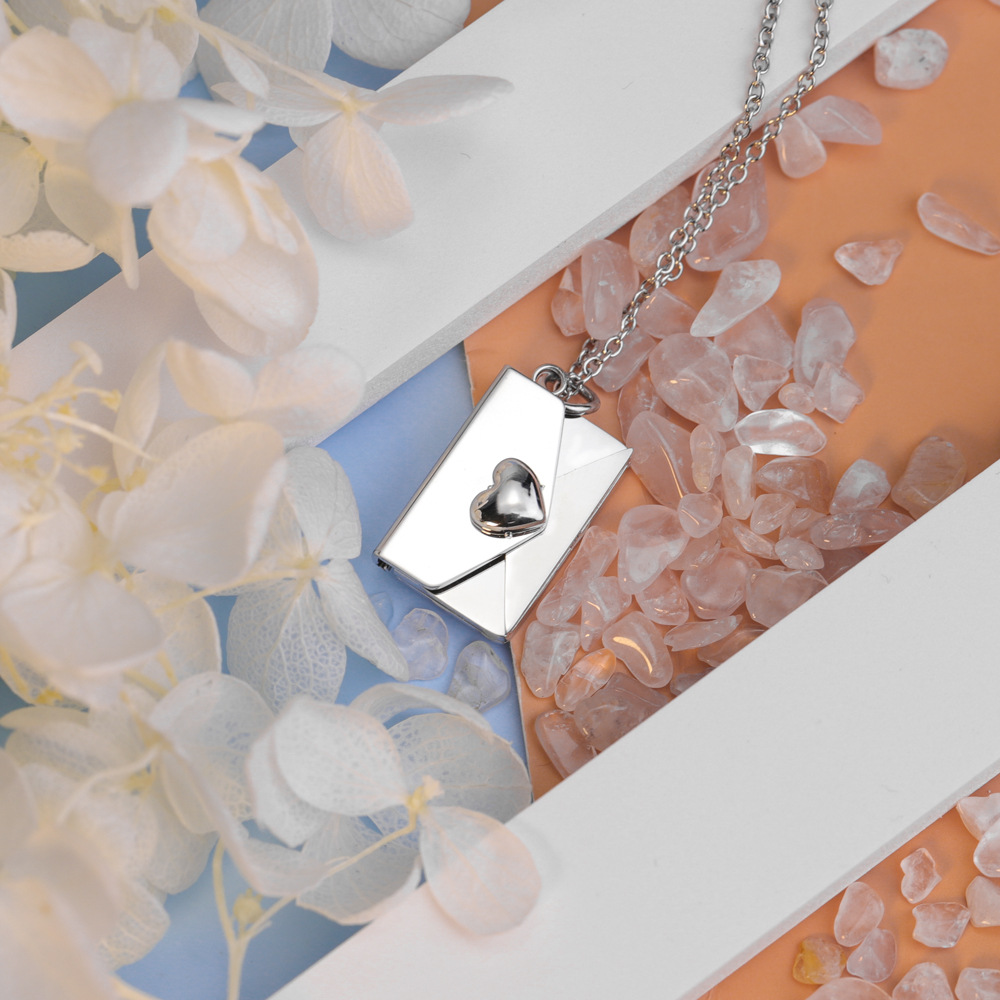 訂製款｜時空情書 • 愛心信封項鍊DIY客製化-FANYIACC