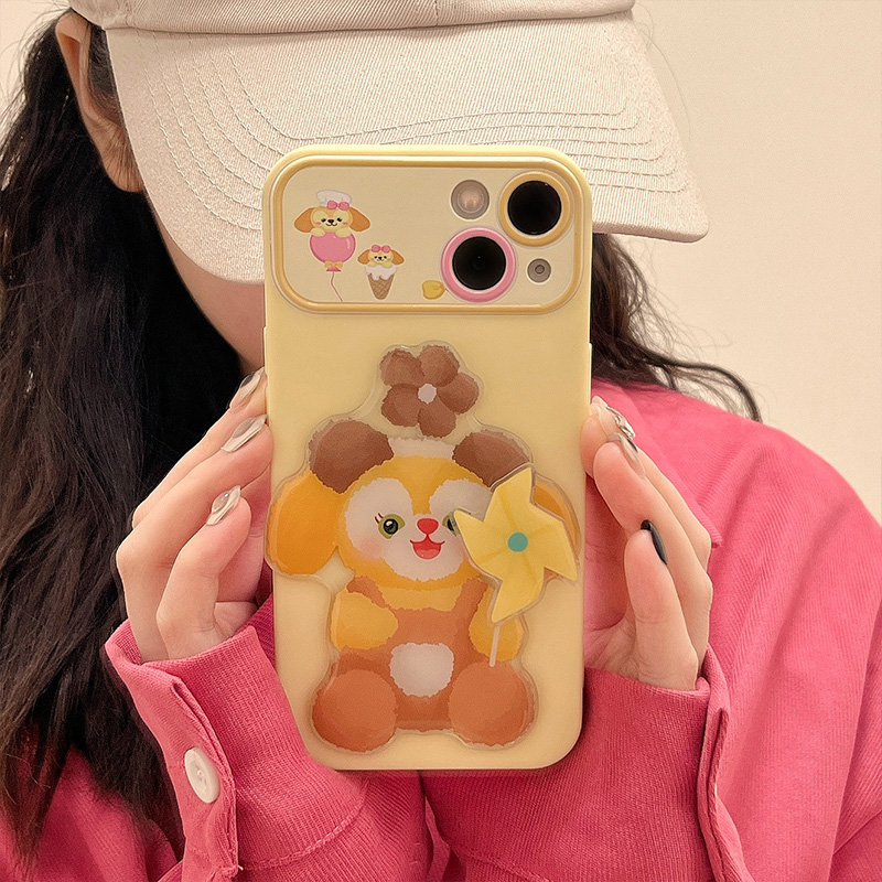 情侶卡通旋轉小風扇耳環-FANYIACC