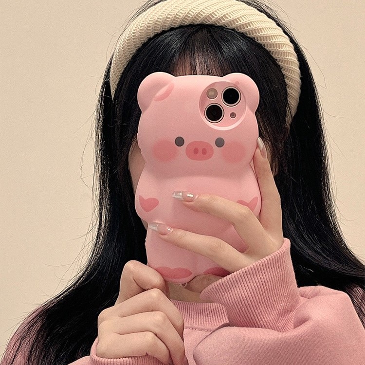 ins韓風卡通可愛小豬手機保護殼-FANYIACC