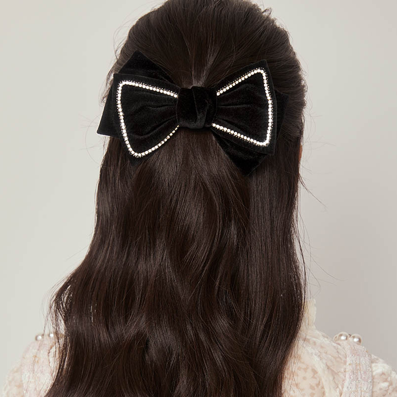 法式蝴蝶結復古夾子-FANYIACC