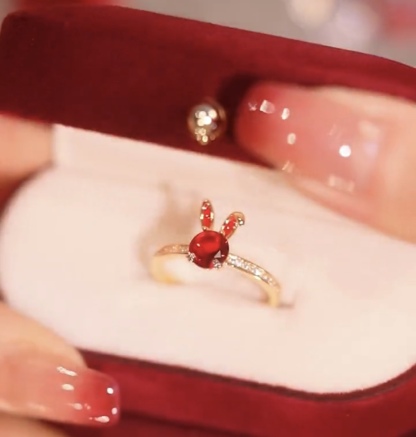 金色萌兔戒指  (Ring)   -FANYIACC