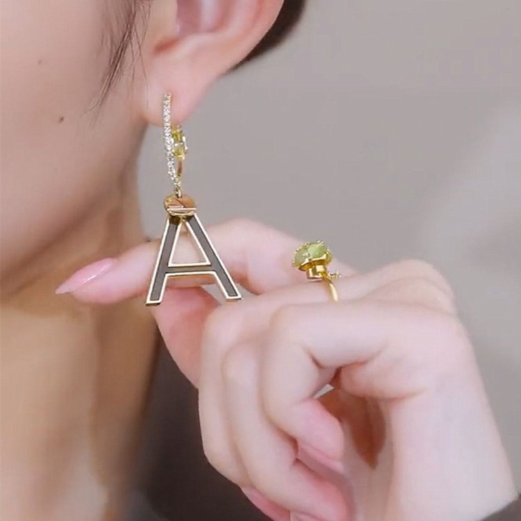 不對稱ABC耳環-FANYIACC