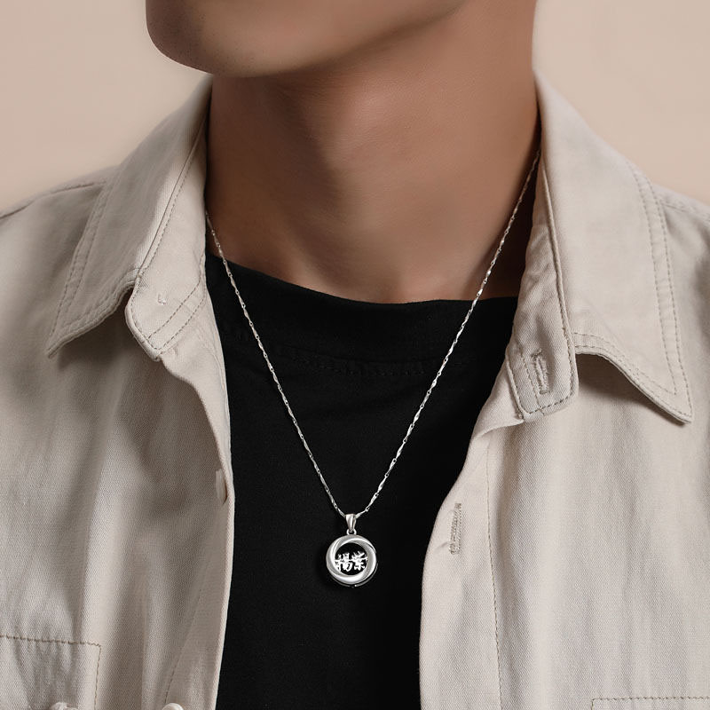 訂製款｜“圓”來是妳▪心動不已 999銀免費客製化 情侶項錬-FANYIACC