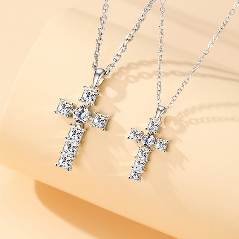 情侶十字架純銀項錬•送禮首選-FANYIACC