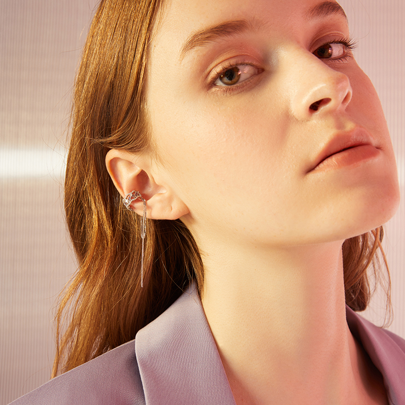 銀河甜心四芒星•夾式耳環-FANYIACC