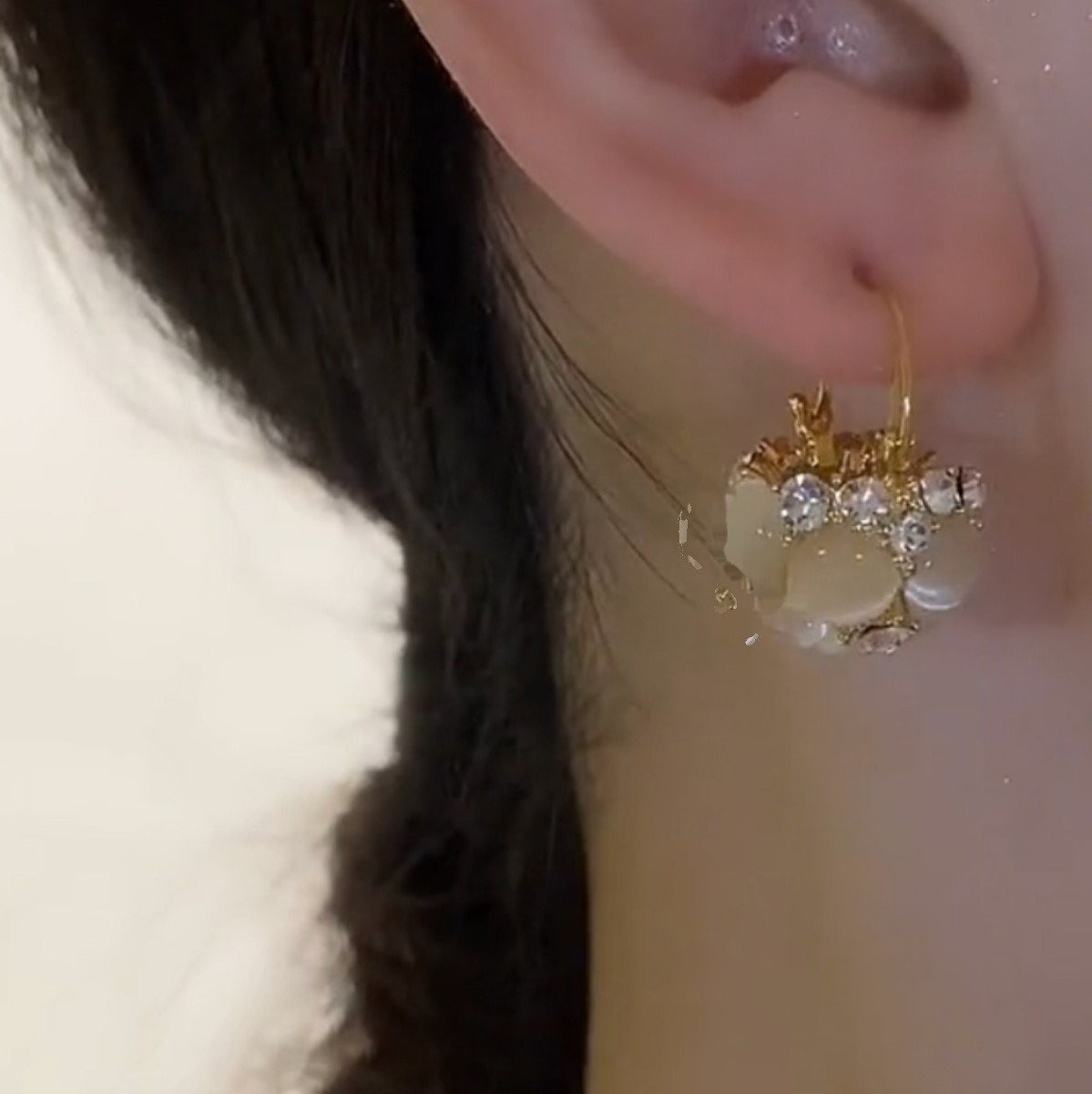 質感花籃名媛氣質耳環-FANYIACC