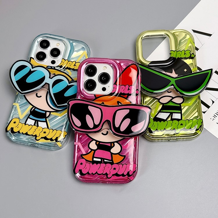 甜美少女可愛墨鏡支架手機殼-FANYIACC