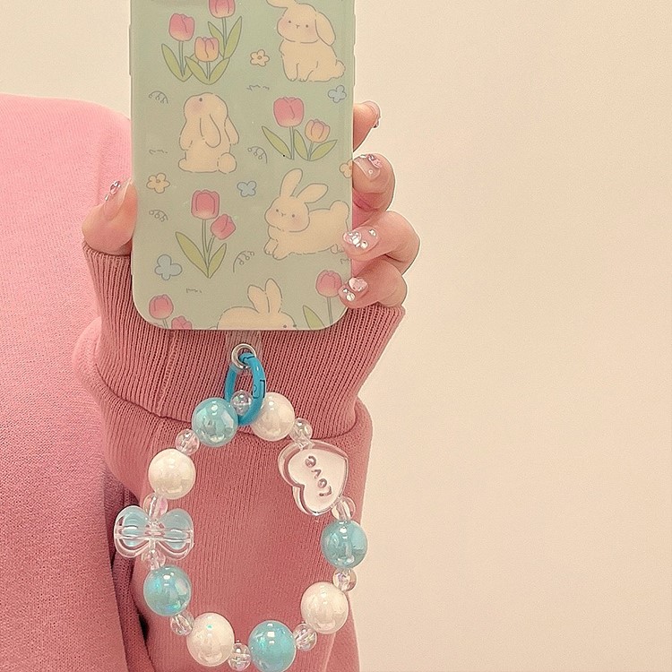 韓風ins小清新花朵兔子iPhone手機保護殼-FANYIACC