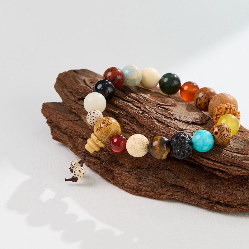 十八籽菩提手串轉運多寶佛手錬18籽-FANYIACC