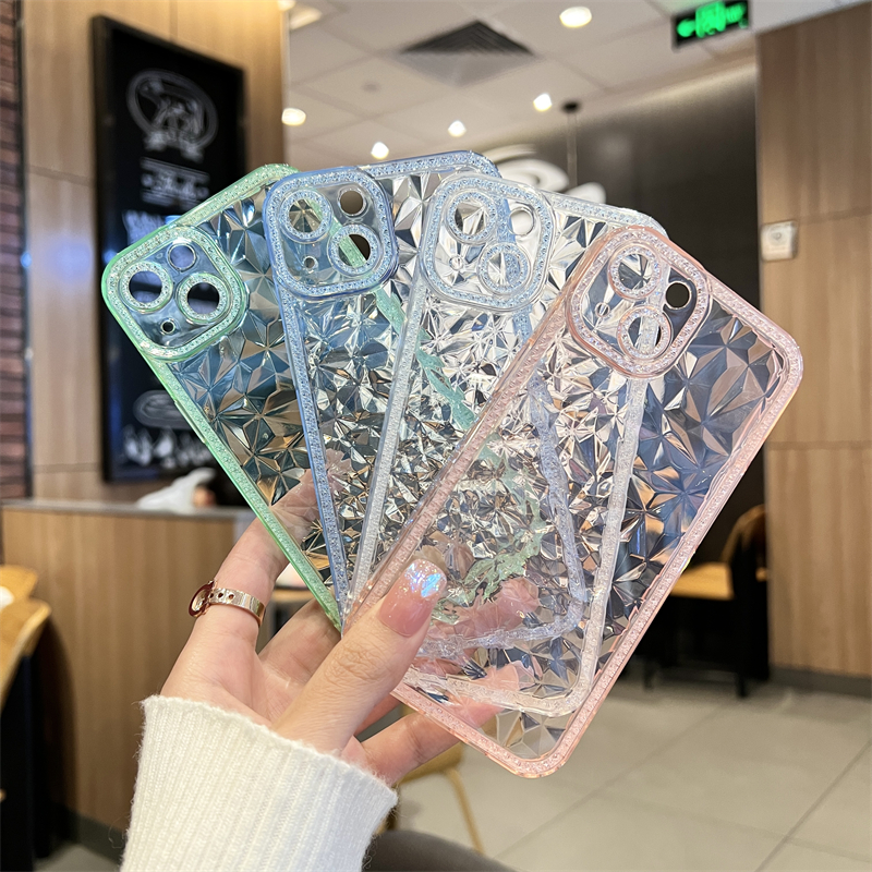 鑽石紋閃鑽手機保護殼iphone