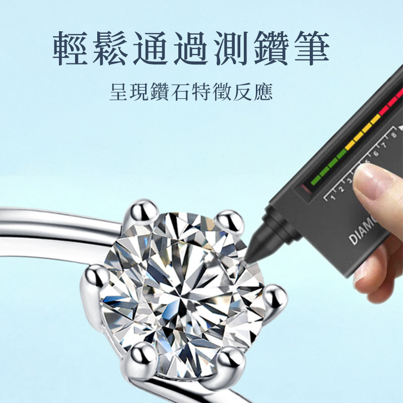 若如初見 | 一克拉莫桑石鑽戒 •禮物推薦-FANYIACC